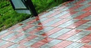 Профессиональная укладка цементной тротуарной плитки в Мирном в октябре